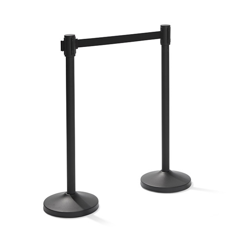 Trendy barrier post black with drawstring black Trendy barrier post black with drawstring black